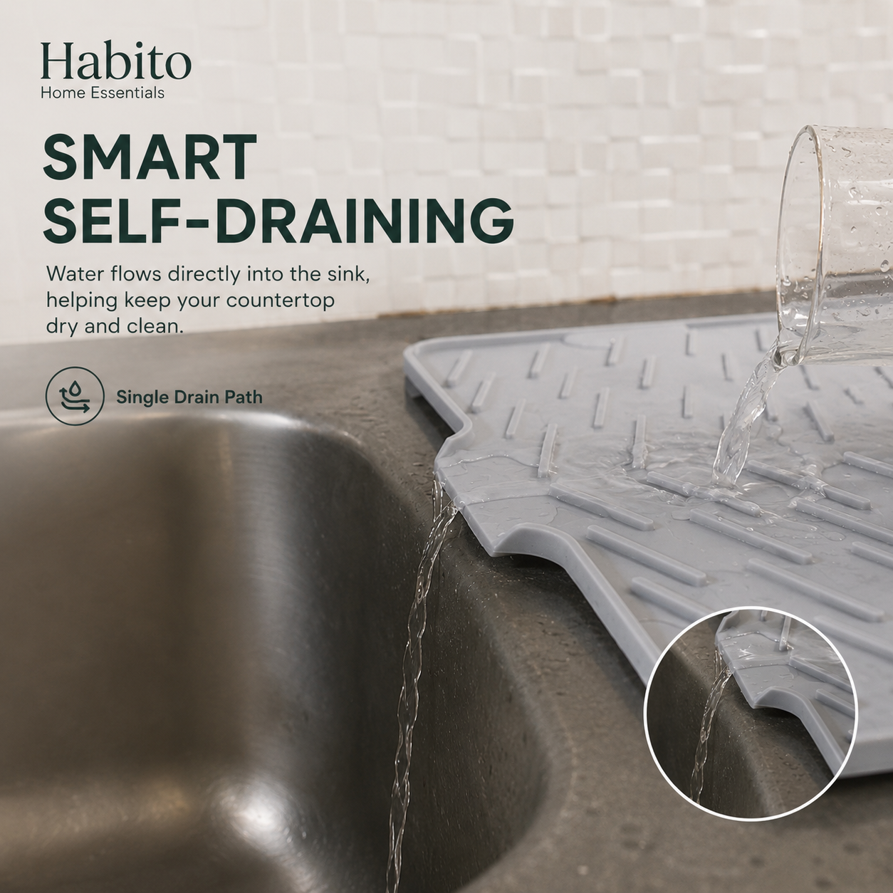 Habito Silicone Drying Mat – Pack of 2