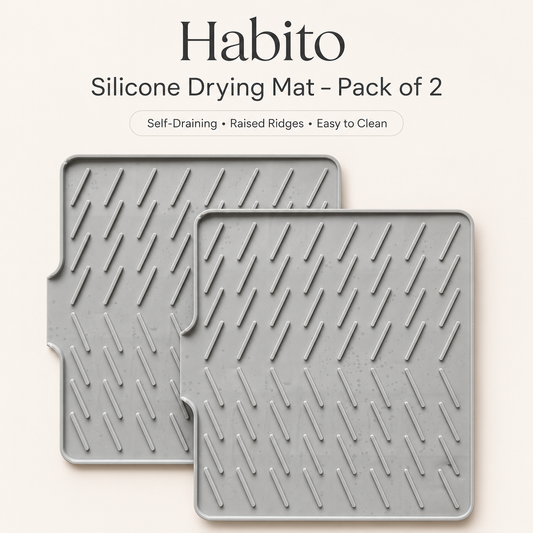 Habito Silicone Drying Mat – Pack of 2